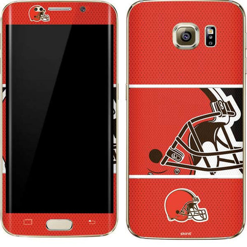 NFL Cleveland Browns Zone Block Galaxy S7 Edge Skin